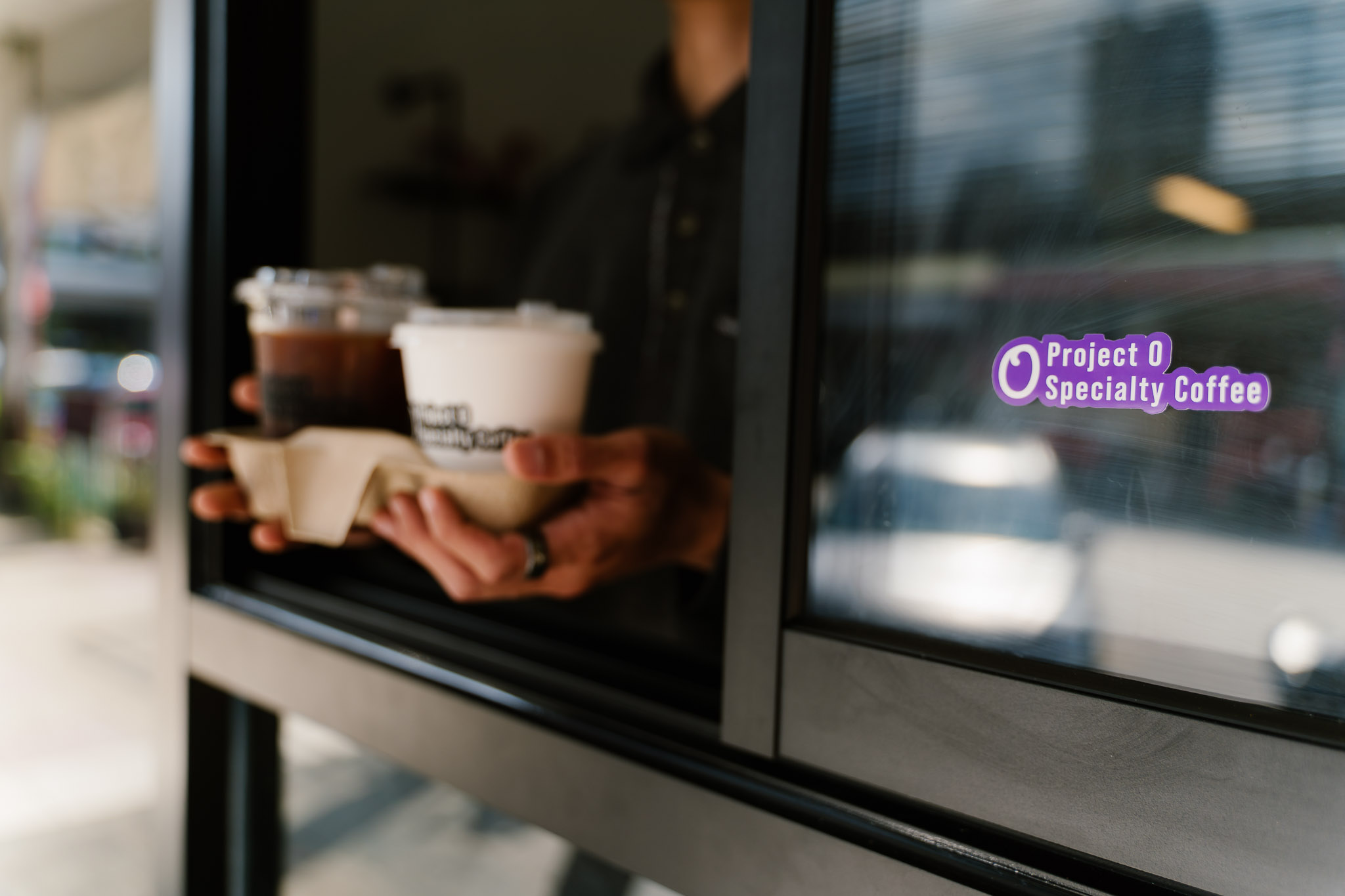 The Project O Specialty Coffee walk-up window in Taman Ramal Indah, Kajang